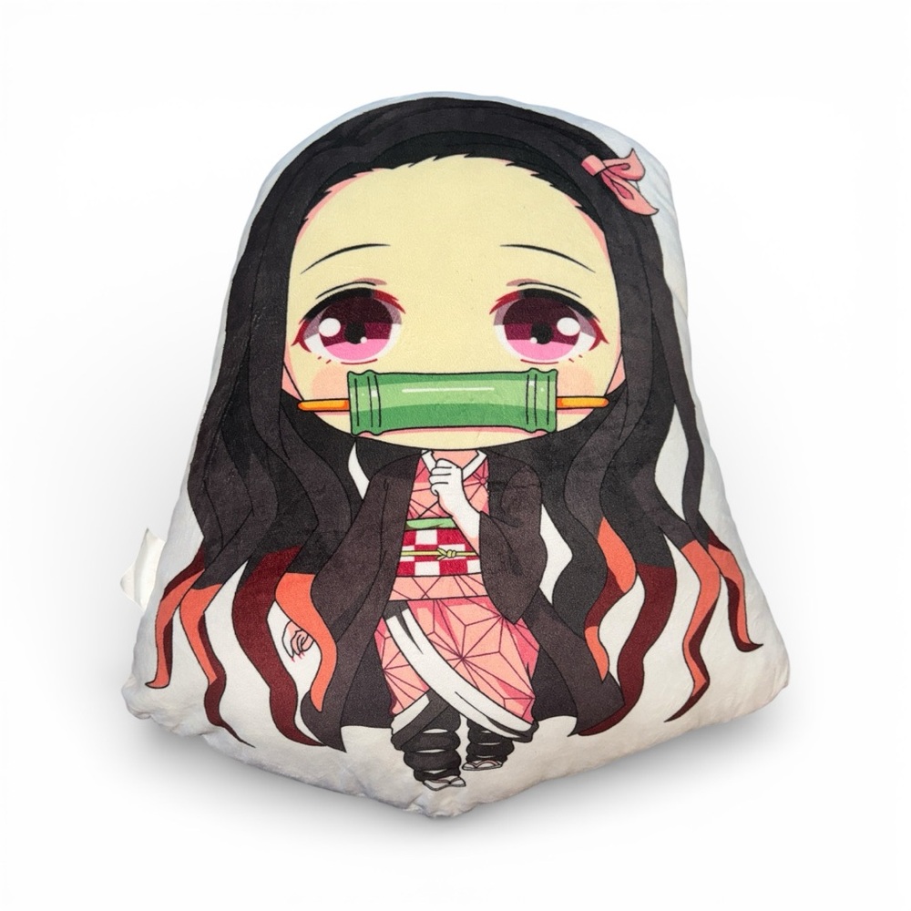 Demon Slayer Nezuko Kamado Anime Character Pillow Soft Bedroom Decor Relaxation